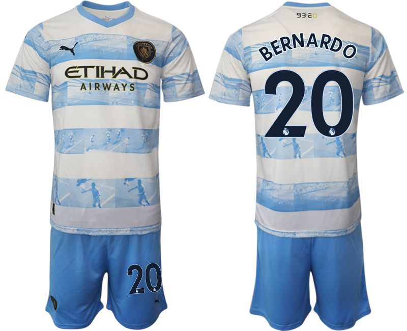 Men 2022-2023 Club Manchester City blue 20 Soccer Jersey